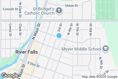 Map image of the property - 326 N 3rd St