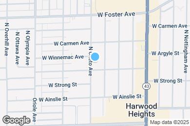Map image of the property - 5015 N Oketo Ave