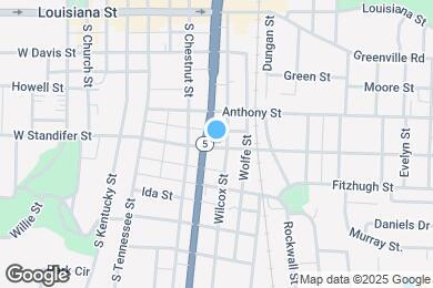 Map image of the property - 403 E Standifer St