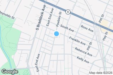 Map image of the property - 419 Peebles St