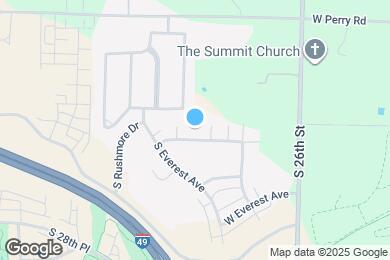 Map image of the property - 2745 W Kilimanjaro Way