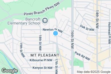 Map image of the property - 3322 17th St NW