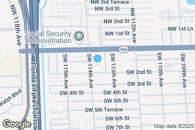 Map image of the property - 11360 SW 1st St