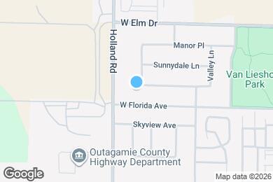 Map image of the property - 1021 Rolling Meadows Dr