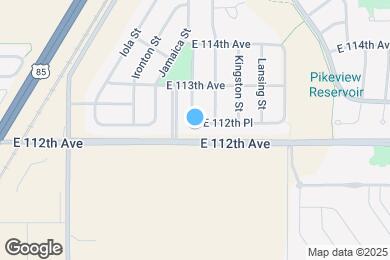 Map image of the property - 10936 E 112th Pl