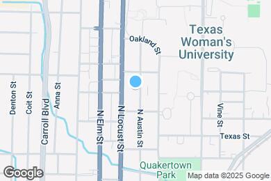 Map image of the property - 1201 N Austin St
