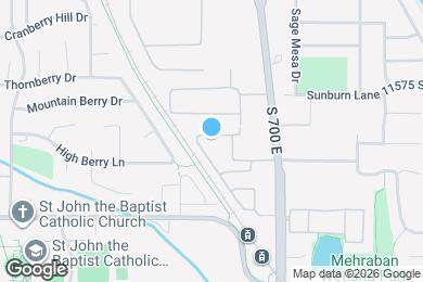 Map image of the property - 598 E Autumn Branch Way