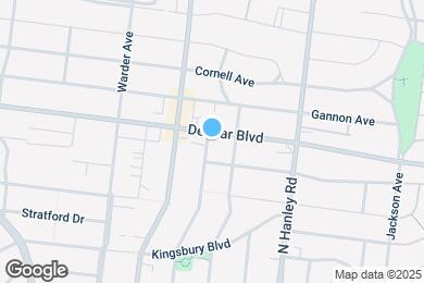 Map image of the property - 7620 Delmar Blvd