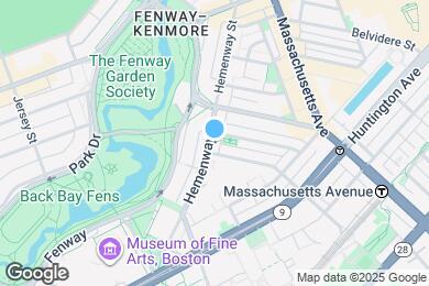 Map image of the property - 114-120 Hemenway St