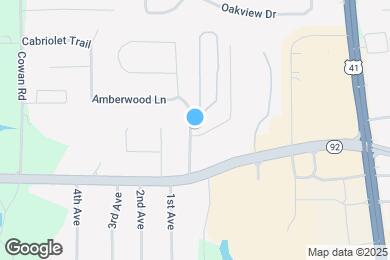 Map image of the property - 1601 Hallmark Hills Dr