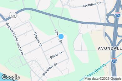 Map image of the property - 1827 Liberia St