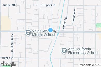 Map image of the property - 15004 Nordhoff St