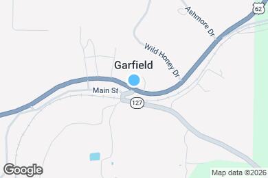 Map image of the property - 1500sf Lake Cabin Vacation/Staycation Rental Lk