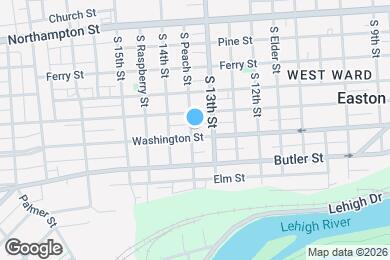 Map image of the property - 1325 Washington St