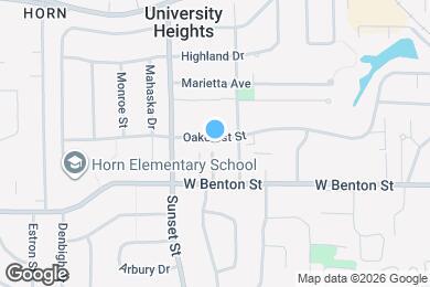 Map image of the property - 1219 Oakcrest St