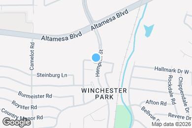 Map image of the property - 1101 Sunderland Ln