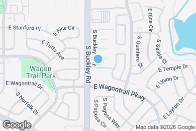 Map image of the property - 4636 S Buckley Way