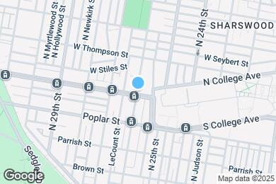 Map image of the property - 1201 N 26th St