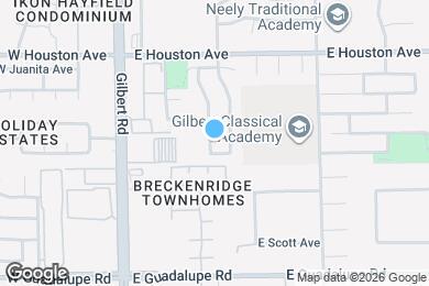 Map image of the property - 1007 N Gibson St