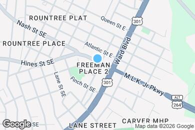 Map image of the property - 1328 Nash St SE