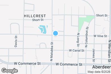 Map image of the property - 615 W Vine St