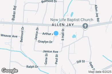 Map image of the property - 830 Graylyn Dr