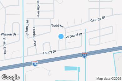 Map image of the property - 601 W David Dr