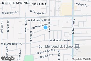 Map image of the property - 6913 W Solano Dr N