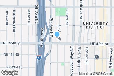Map image of the property - 4517 8th Ave NE