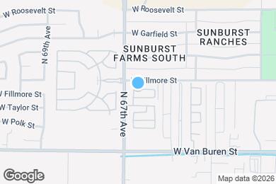 Map image of the property - 6629 W Hayes St