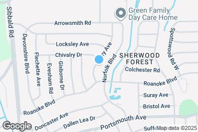 Map image of the property - 9557 Priory Ave
