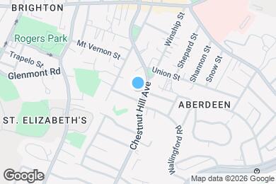 Map image of the property - 75 Chestnut Hill Ave
