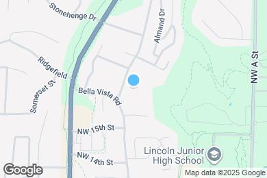 Map image of the property - 605 NW 17th Ct