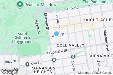 Map image of the property - 1733 Waller St