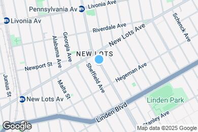 Map image of the property - 664 Pennsylvania Ave