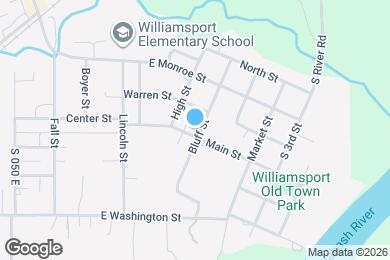 Map image of the property - 210 Bluff St