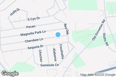 Map image of the property - 612 Cherokee Ln