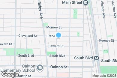 Map image of the property - 834 Reba Pl