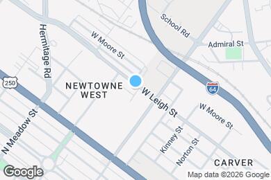 Map image of the property - 1701 W Leigh St