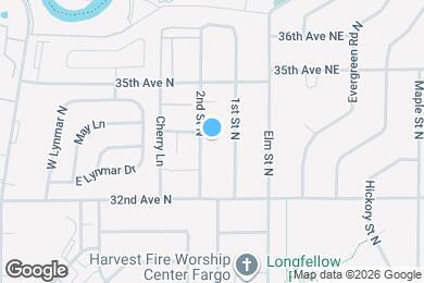 Map image of the property - 3307 2nd St N