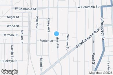 Map image of the property - 453 Blaine Ave