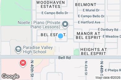 Map image of the property - 4132 E Anderson Dr