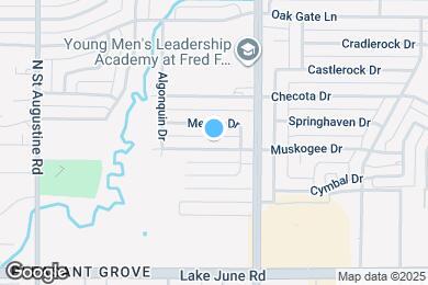 Map image of the property - 10107 Muskogee Dr