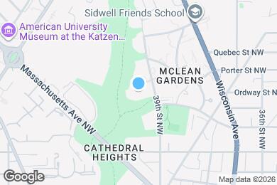 Map image of the property - 3880 Rodman Street NW