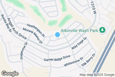 Map image of the property - 1556 W Songbird Dr