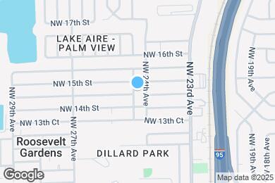Map image of the property - 1436 NW 24th Ter