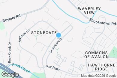 Map image of the property - 167 Stonegate Dr