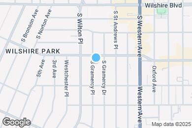 Map image of the property - 820 S Gramercy Place