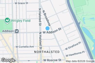 Map image of the property - 728 W Addison St