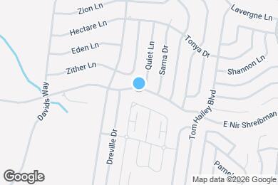 Map image of the property - 1391 E Nir Shreibman